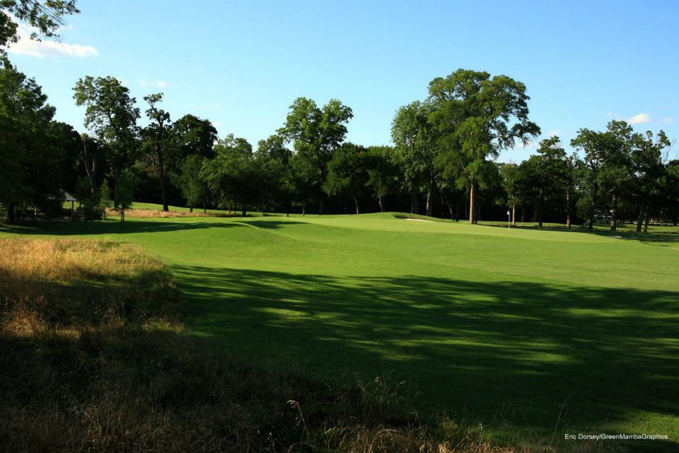 View of golf course fairway