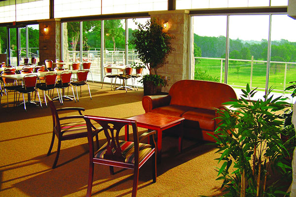 dining area at Pecan Hollow Golf Course